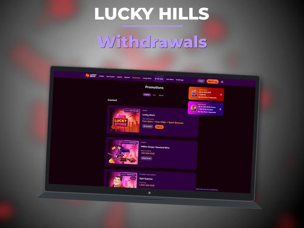 Lucky Hills - Withdrawals