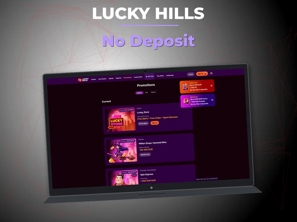 Lucky Hills - No Deposit