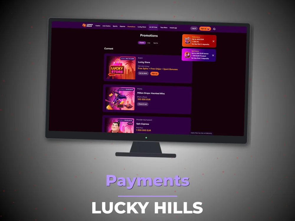 Lucky Hills - Payments