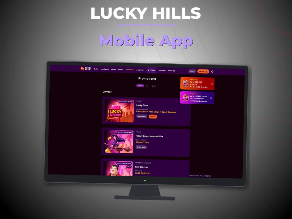 Lucky Hills - Mobile App