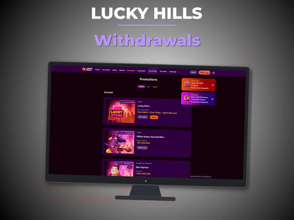 Lucky Hills - Withdrawals