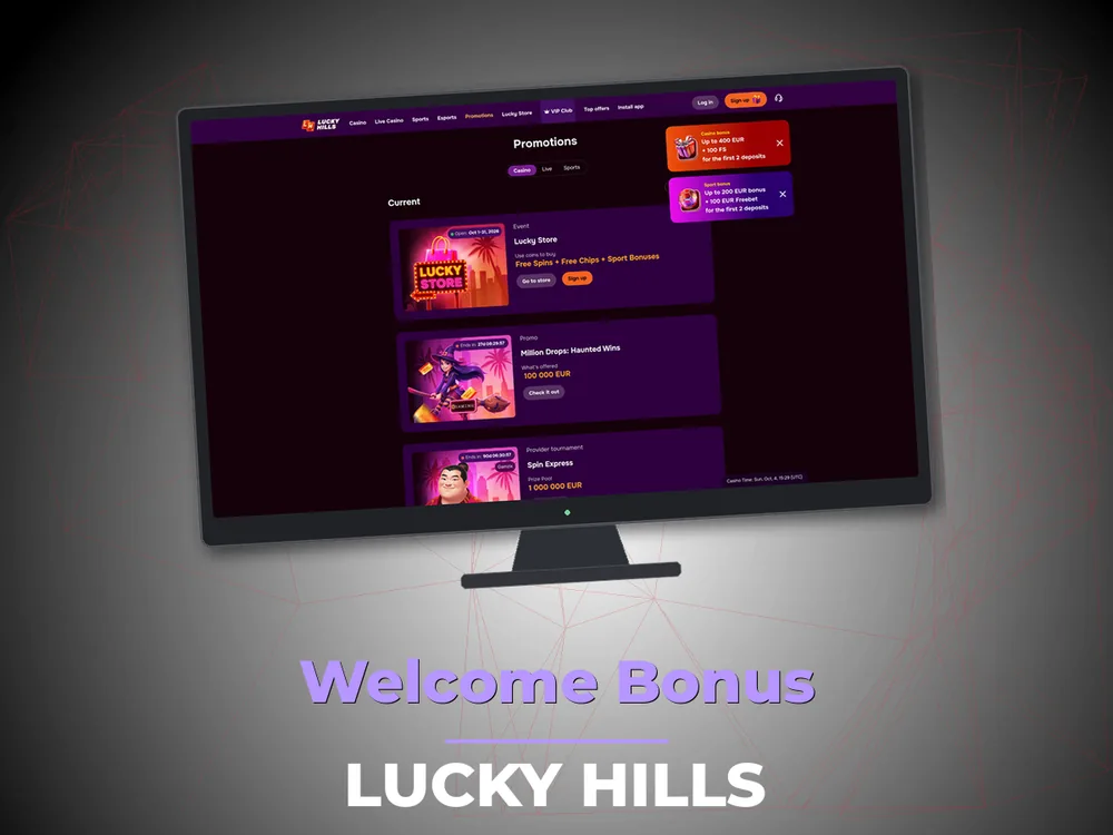 Lucky Hills - Welcome Bonus